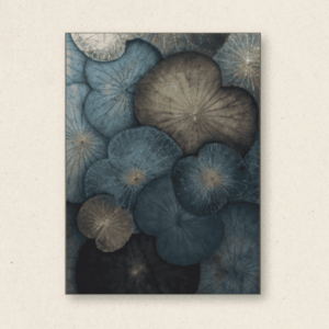 Multi-Layered – Indigo & Gold Composition (#LLCP:0007)