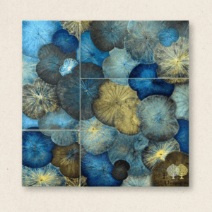 Lotus Leaf Art: Square Multiple Panels (#LLCP:0045)
