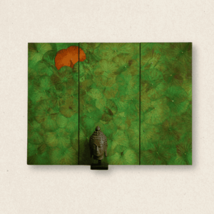 Multi-Layered Overlapping Rounds With A Single Leaf Highlight (#LLCP:0058)